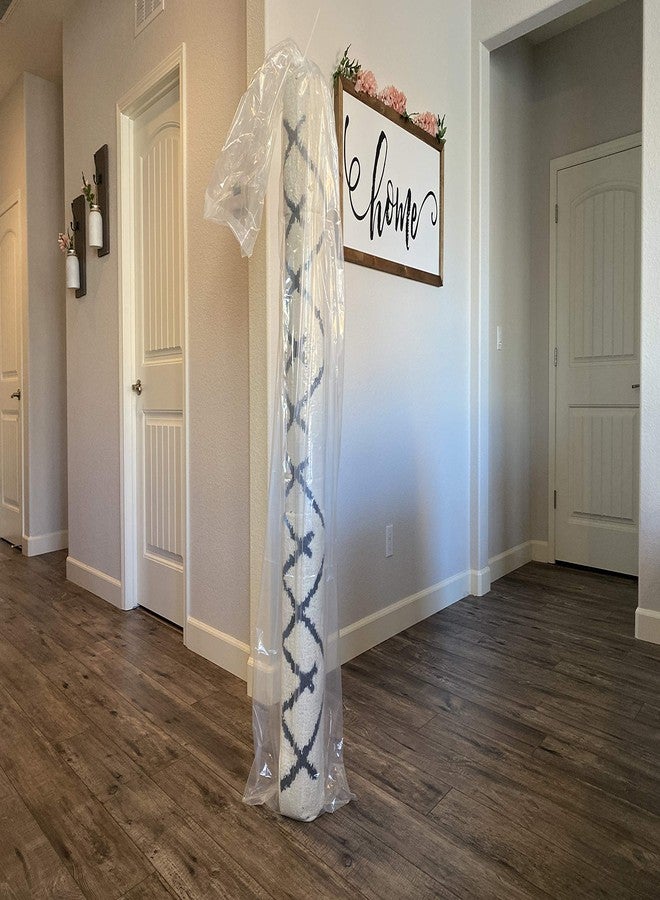 McEtt Rug Storage Bag and Zip Tie - NO Vent Holes - Heavy Duty - Giant Size Fits Rugs up to 9'x12' - Protects Rolled Rugs for Moving or Storage - Image 5